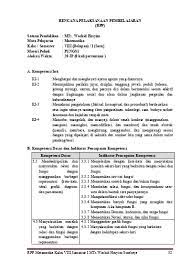 Contoh rpp adiwiyata smp revisi sekolah. Rpp Matematika Kelas 8 Smp Mts Kurikulum 2013 Revisi Materi Pola Bilangan