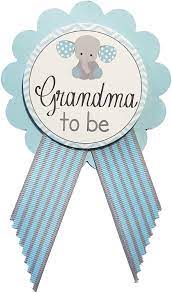 Buy Grandma To Be Pin Elephant Baby Shower It S A Boy For Parents To Wear Blue White It S A Girl Baby Sprinkle Online In Taiwan B07vhl8gph