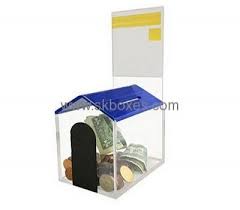 Custom Acrylic Large Charity Collection Boxes Floor Standing Charity Collection Boxes Charity Containers Bdb 041 Acrylic Box Donation Box Acrylic Display Case