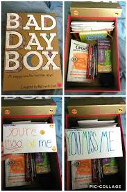 Bad Day Box Perfect Gift For Your Boyfriend Girlfriend Etc Whether You Live Far Away Or Together Add Their Favorite Snacks And Knick Knacks For A Thoughtful In 2020 Girlfriend Gifts Boyfriend Gifts