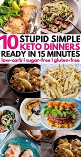 10 Quick Keto Dinner Recipes That Are Ready In Less Than 15 Minutes In 2020 Keto Recipes Easy Keto Recipes Dinner Keto Dinner