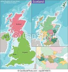 Monarchs de écosse carte à jouer jeu ( hpc ). Carte Ecosse Royaume Grand Uni Troisieme Nord Pays Ecosse Couvertures Grande Bretagne Partie Ile Canstock