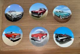 DREAM MACHINES PHILIP Palma Milestone Car Society 6 Plate Collector Set  1989 $75.00