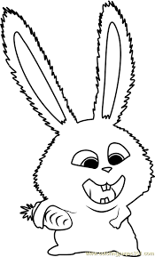 Welcome to the happily snowball coloring channel. Snowball Coloring Page For Kids Free The Secret Life Of Pets Printable Coloring Pages Online For Kids Coloringpages101 Com Coloring Pages For Kids