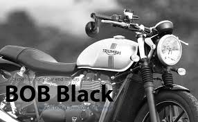 Amazon Com Kiwav Bar End Round Mirrors Short Stem Bob Black 5mm Thread Compatible With Triumph Air Cooled Motorcycles Automotive