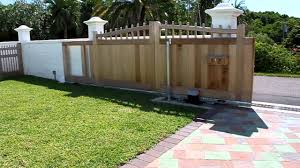I needed a gate that was easy to use for my deck. Wooden Sliding Gate Youtube