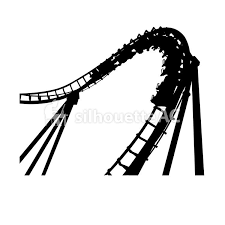 Download blank vector map of world. Roller Coaster Free Silhouette Vector Silhouetteac