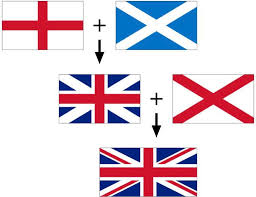 Alabama's flag white saltire resembles florida's flag saltire, which is a heritage from spanish cross of burgundy. The Part Of The Union Jack That Represents Northern Ireland Is Identical To The State Flag Of Alabama So Does That Mean The Real Name For The Uk Is The United Kingdom