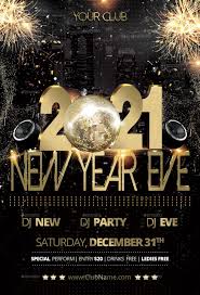 New Year In 2020 Party Flyer New Years Party Flyer