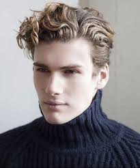 Long, shaggy tendrils parted in the center are a great way to rock your natural, wavy hair. 45 Short Curly Hairstyles For Men With Fabulous Curls Men Hairstylist