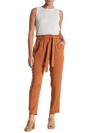 Know One Cares Paperbag Waist Pants Nordstrom Rack Paper Bag Waist Pants Women Pants Casual Pants For Women