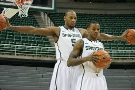 Michigan State Seniors Adreian Payne And Keith Appling Gillian Van Stratt Mlive Michigan State Spartans Basketball Michigan State Basketball Michigan State