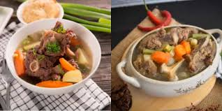 Menikmati sop iga daging sapi di rumah bisa seenak makan di restoran. Resep Sop Buntut Sapi Sederhana