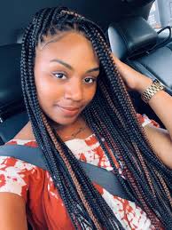 Knotless Box Braids Medium Boxbraidshairstyles Box Braids Styling Box Braids Hairstyles For Black Women Box Braids Hairstyles It is neither narrow nor the size of the jumbo braids. knotless box braids medium