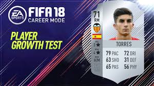 Fernando torres ist ein ehemaliger fußballspieler aus испания, (* 20 марта 1984 г. Fifa 18 Ferran Torres Growth Test Youtube