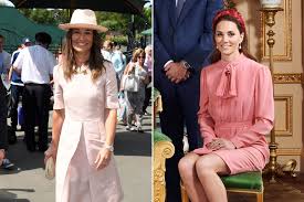 Pippa middleton makes first official appearance since giving birth. Kate And Pippa Middleton Think Pink In Stella Mccartney