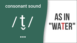 Consonant Sound Flap T T As In Water American English Pronunciation Youtube