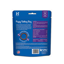 It's also fortified with omega 3's and fatty acids, making it healthy for your fur baby. N Bone Puppy Teething Ring 3 Pack Muttropolis