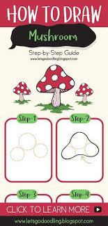 How To Draw Mushroom Easy Step By Step Drawing Tutorial Mushroom Drawing Stuffed Mushrooms Step By Step Drawing
