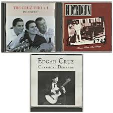 3 Edgar Cruz Cds 2 Are Signed Acoustic Guitar Latin And Flamenco Acoustic Guitar Acoustic Flamenco