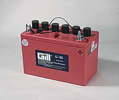 Gill G35 Battery With 3 Qts Acid G35d