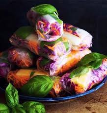 Rouleaux De Printemps Melon Basilic Recettes De Cuisine Odelices Recettes De Cuisine Rouleau De Printemps Cuisine
