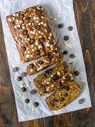 Naturally vegan and eggless.for written recipes. Pumpkin Chocolate Chip Bread Healthy And Easy Wellplated Com
