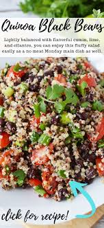 Quinoa Black Beans Quinoa Recipes Side Dish Quinoa Side Dish Black Bean Quinoa