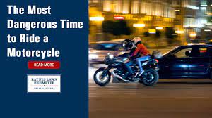 The Most Dangerous Time To Ride A Motorcycle Raynes Lawn Hehmeyer