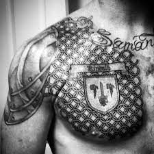 Top 93 Best Armor Tattoo Ideas 2021 Inspiration Guide Armor Tattoo Shoulder Armor Tattoo Armour Tattoo