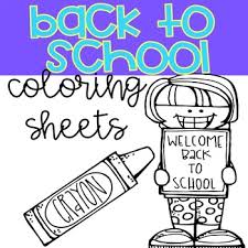 We have collected 36+ back to school coloring page images of various designs for you to color. Back To School Coloring Sheets By Kerry Boles Teachers Pay Teachers
