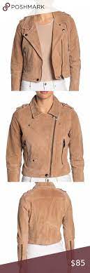 New Sl8 By Blanknyc Suede Moto Jacket Nwt Sl8 By Blanknyc Suede Moto Jacket In Sand Edg Blank Nyc Leather Jacket Leather Jacket With Hood Fur Leather Jacket