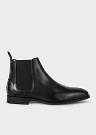 These timeless boots match effortlessly with any outfit, making them the perfect companion for winter walks with the family or a. Men S Black Smooth Calf Leather Gerald Chelsea Boots Paul Smith Europe