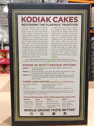 Costco 834603 Kodiak Power Cakes Flapjack Waffle Mix Back Costcochaser