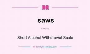 Image result for Short Alcohol Withdrawal Scale