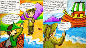 Gambar ilustrasi cerita rakyat yang mudah digambar. Cerita Bergambar Komik Cerita Rakyat Malin Kundang Part 2 Ep 291 Youtube