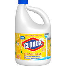 Clorox Crisp Lemon Scented Splash Less Bleach 116oz Clorox Bleach Clorox Laundry Scents