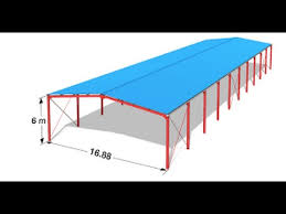 Etude Complete D Un Hangar En Charpente Metallique Sur Le Logiciel Robot Structure Analysis 1 Youtube