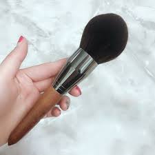 makeup powder brush applying loose
