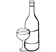 Wine Coloring Page Coloring Pages Wine Bottle Super Coloring Pages