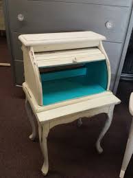 Bread Box Small Table To Make A Mini Roll Top Desk How Creative Repurposed Furniture Redo Furniture Bar Cart Decor