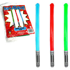 Inflatable Space Saber Choose From 3 Colors Blow Up Star Wars Light Pool Party