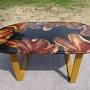 Resin inlay table from vedantartisans.com