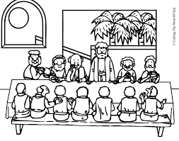 Click here to print the last supper coloring page. The Lords Supper Coloring Page Crafting The Word Of God
