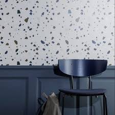 ferm living behang terrazzo grey bij emma b winkel utrecht veel behangen op voorraad en snel in huis terrazzo meubelontwerp thuis behang