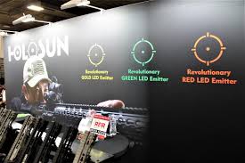 Now for the elephant in the room — what's the point of a gold reticle? Shot Show 2019 Holosun 507c And Solar Gun Optics Shine Outdoorhub