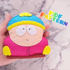 Eric Cartman Pattern South Park Toy Pattern Pdf Sewing Etsy In 2021 Felt Toys Felt Toys Patterns Stuffed Toys Patterns