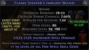 Path Of Exile New Vendor Recipe Easy 1 Wands Midgame Endgame 3 14 Works On Influenced Items Youtube