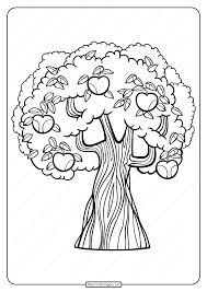 Download free version (pdf format). Printable Apple Tree Pdf Coloring Page Witch Coloring Pages Tree Coloring Page Cool Coloring Pages