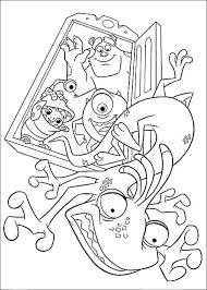 Mike from monster inc coloring pages for kids printable free. Monsters Inc Coloring Sheet 48